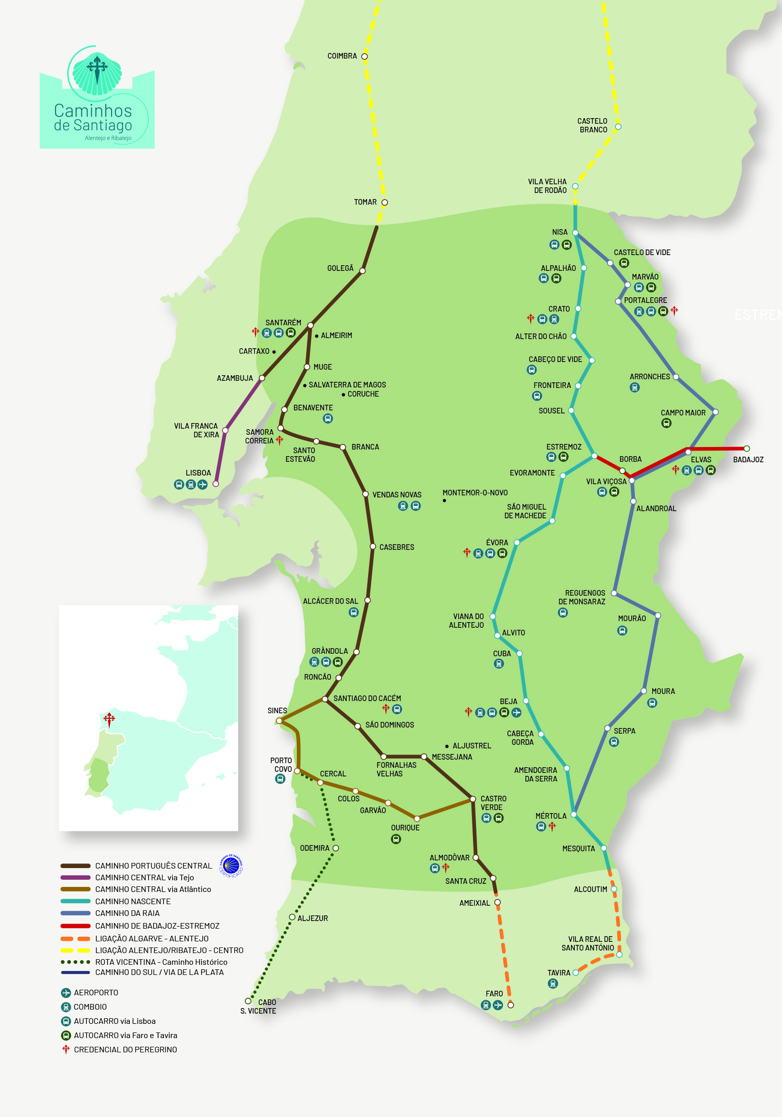 mapa CS Alentejo