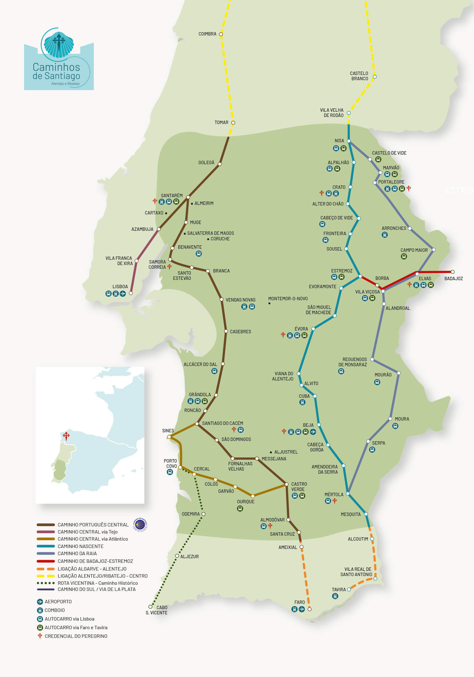 mapa CS Alentejo